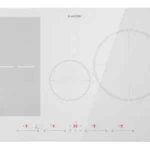 KLARSTEIN Delicatessa 77 Hybrid Glaskeramik-Kochfeld (77 cm breit, 4 Kochfelder)