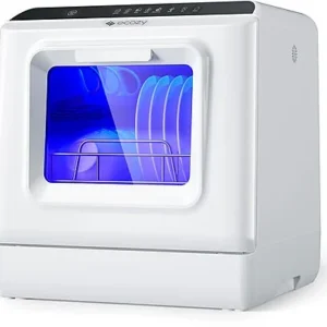 ECOZY DW-CT200A Tischgeschirrgespüler (Standgerät, 42,5 cm breit, F)