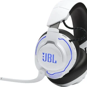 JBL Quantum 910 PWL, Over-ear Gaming Headset Bluetooth Weiß/Blau