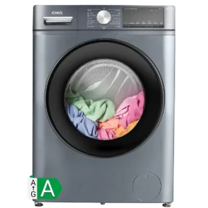 CHiQ Waschmaschine 10 kg, EEK A, BLDC-Motor 1400 U/min, 15 Programme, Dampfwäsche