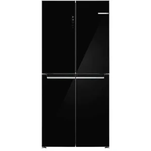 BOSCH Serie 4 KMC85LBEA Serie 4 Side-by-Side Kühlkombinationen (E, 185,00 cm hoch, Schwarz)