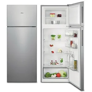 AEG RDB 424 E 1 AX Kühlgefrierkombination (E, 1434 mm hoch, Edelstahl-Look)