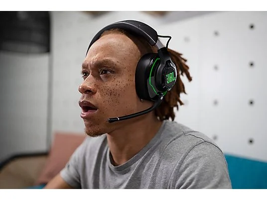 JBL Quantum 910 XWL, Over-ear Gaming Headset Bluetooth Schwarz/Grün – Bild 2