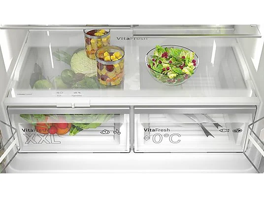 BOSCH BOS1715126186666 Serie 6 Side-by-Side Kühlkombinationen (E, 183 cm hoch, Grey) – Bild 4