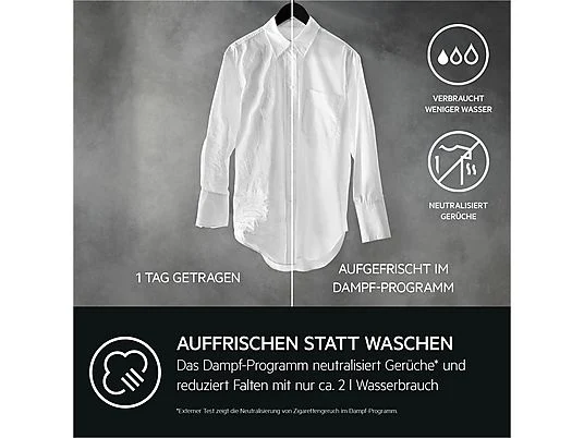 AEG LWR7S65690 Serie 7000 mit ProSteam®-Technologie Waschtrockner (9 kg / 5 kg, 1600 U/Min.) – Bild 5