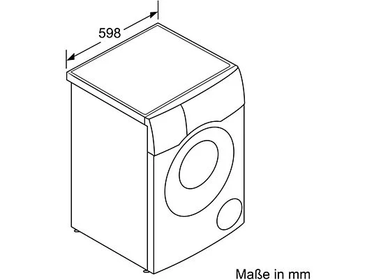 BOSCH WNC244070 Serie 8 Waschtrockner (9 kg / 6 kg, 1400 U/Min.) – Bild 5