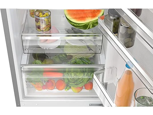 BOSCH KGN392LAG Serie 4 Kühlgefrierkombination (A, 363 l, 2030 mm hoch, Metall-Optik) – Bild 5