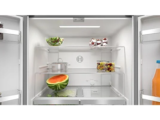 BOSCH Serie 4 KMC85LBEA Serie 4 Side-by-Side Kühlkombinationen (E, 185,00 cm hoch, Schwarz) – Bild 5