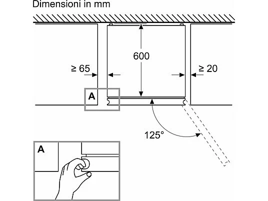 BOSCH Serie 4 KGN497LDF Kühl- und Gefrierkombinationen (D, 223 kWh, 2030 mm hoch, Edelstahl) – Bild 5