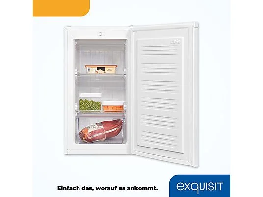 EXQUISIT GS5111-330E Gefrierschrank (E, 825 mm hoch) – Bild 5