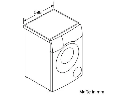 BOSCH WNC 254 A 40 Serie 8 Waschtrockner (10,5 kg / 6,0 kg, 1390 U/Min.) – Bild 6