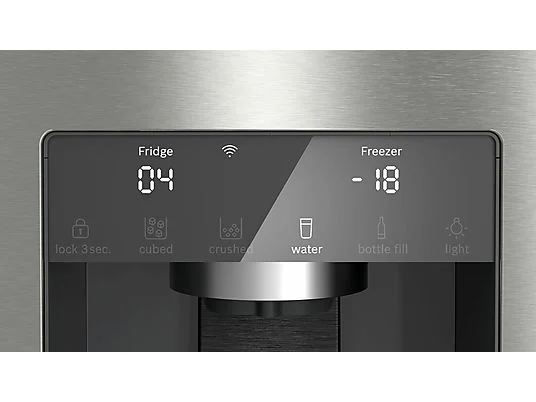 BOSCH BOS1715126186666 Serie 6 Side-by-Side Kühlkombinationen (E, 183 cm hoch, Grey) – Bild 6