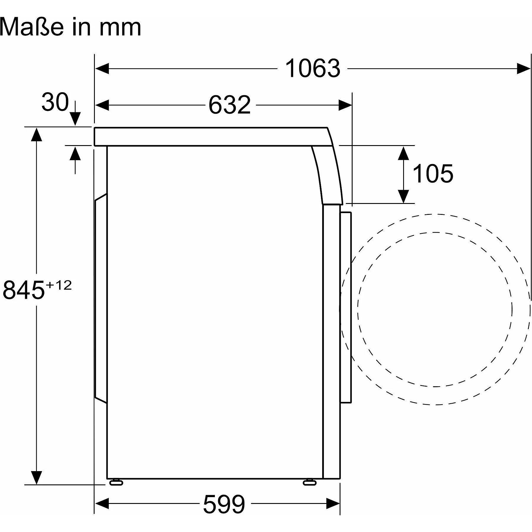 SIEMENS WU14UT22 iQ500 Waschmaschine (9 kg, 1400 U/Min., A) – Bild 7