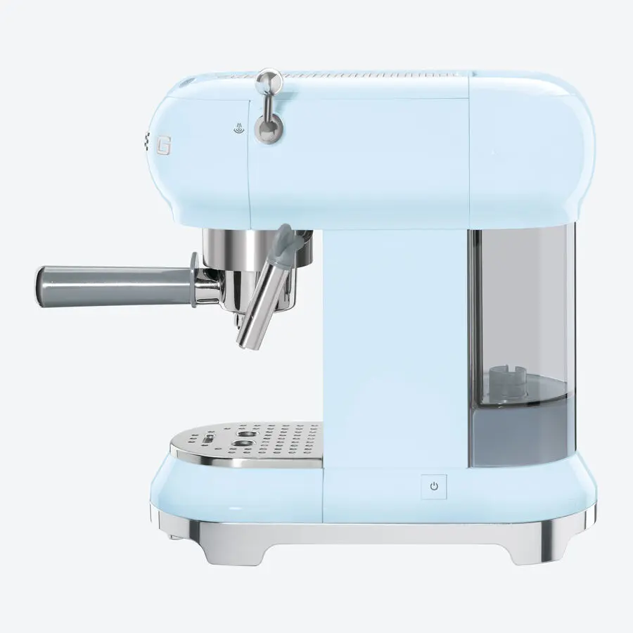 SMEG Siebträgermaschine: Italienischer Kaffeegenuss aus gemahlenem Kaffee und Pads – Bild 3