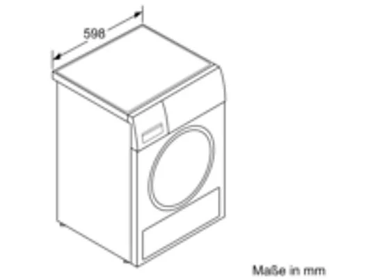 BOSCH WQG 235 D 00 Wärmepumpentrockner (8,0 kg, Weiß) – Bild 7