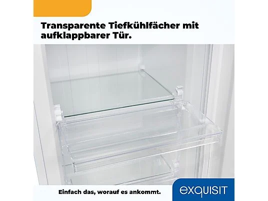 EXQUISIT GS5111-330E Gefrierschrank (E, 825 mm hoch) – Bild 7
