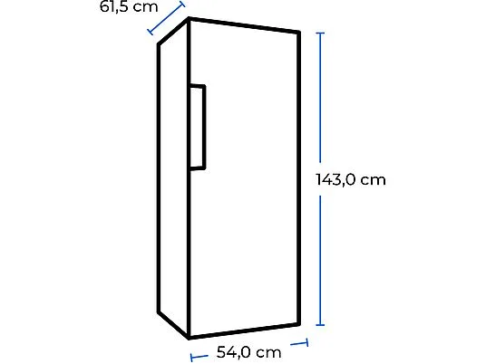 EXQUISIT GS5231-NF-H-040C weiss Gefrierschrank (C, 1430 mm hoch) – Bild 6
