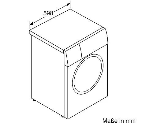 SIEMENS WG44B20X40 iQ700 Waschmaschine (9 kg, 1257 U/Min., A) – Bild 8
