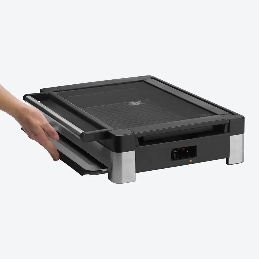 WMF-Glasdeckel-Tischgrill: Verhindert Fettspritzer, reduziert Gerüche, erzielt supersaftige Grillergebnisse – Bild 8