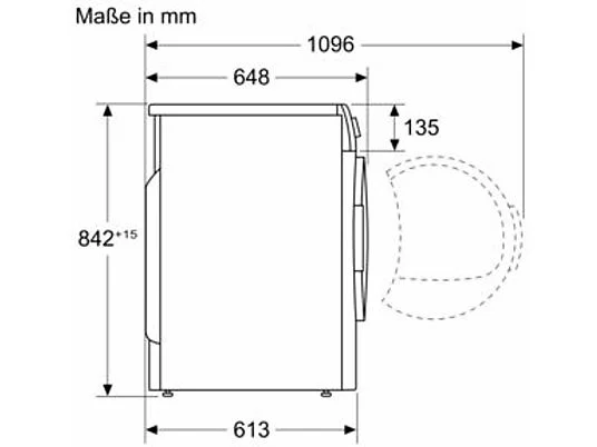 BOSCH WQG 235 D 00 Wärmepumpentrockner (8,0 kg, Weiß) – Bild 8