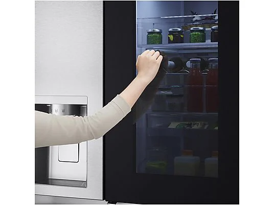 LG GSXE91MBAD InstaView Door-in-Door®, Side-by-Side (628 l, D, 1790 mm hoch, Metal Sorbet) – Bild 8