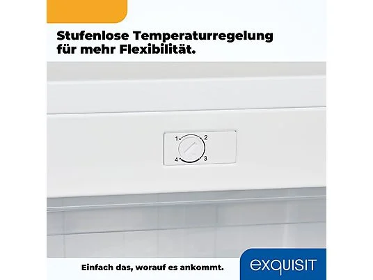 EXQUISIT GS5111-330E Gefrierschrank (E, 825 mm hoch) – Bild 8