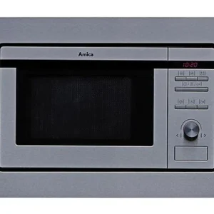 AMICA EMW 13180 E EDELSTAHL, Mikrowelle (800 Watt, 20 l Garraum-Volumen, Grillfunktion)