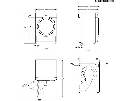 AEG TR7T65685 Wärmepumpentrockner 7000 (8,0 kg, Weiß) – Bild 9