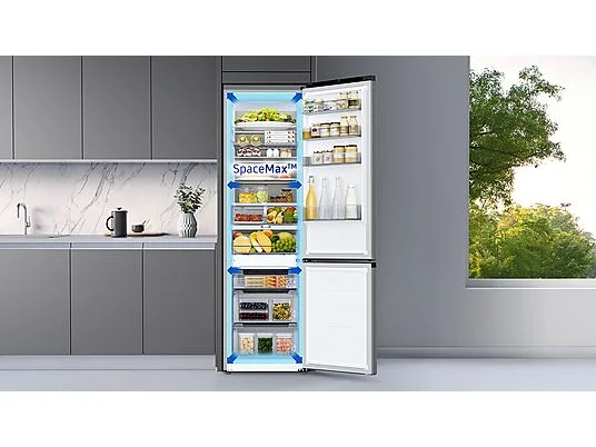 SAMSUNG RL34C600CSA/EG Kühlgefrierkombination (C, 344 l, 1853 mm hoch, Edelstahl Look) – Bild 9