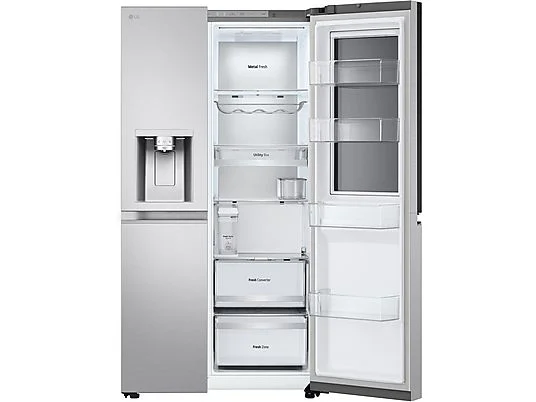 LG GSXE91MBAD InstaView Door-in-Door®, Side-by-Side (628 l, D, 1790 mm hoch, Metal Sorbet) – Bild 11