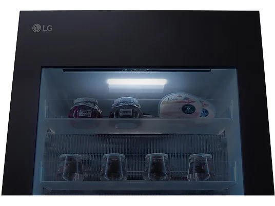 LG GBG5160CEV InstaView® Kühlgefrierkombination (C, 349 l, 1860 mm hoch, Essence Black Steel ) – Bild 13