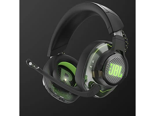 JBL Quantum 910 XWL, Over-ear Gaming Headset Bluetooth Schwarz/Grün – Bild 14