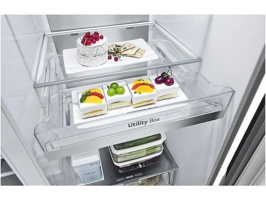 LG GSXE91MBAD InstaView Door-in-Door®, Side-by-Side (628 l, D, 1790 mm hoch, Metal Sorbet) – Bild 15