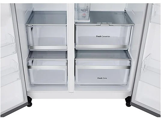 LG GSXE91MBAD InstaView Door-in-Door®, Side-by-Side (628 l, D, 1790 mm hoch, Metal Sorbet) – Bild 18