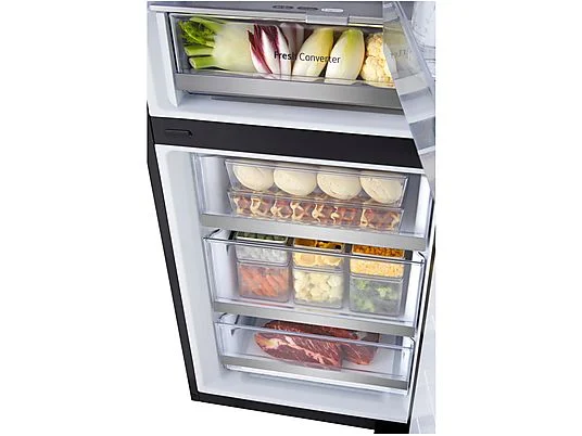 LG GBG5160CEV InstaView® Kühlgefrierkombination (C, 349 l, 1860 mm hoch, Essence Black Steel ) – Bild 19