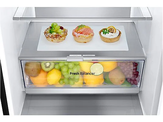 LG GBV7280BEV Serie 7 Kühlgefrierkombination (B, 387 l, 2030 mm hoch, Essence Black Steel) – Bild 23